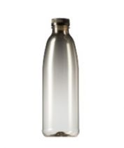 Fles 1000ml clear 28gr + zwarte dop RPET