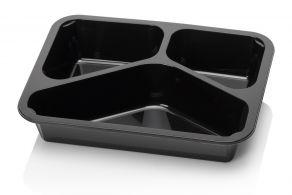 PP menutray 3-vaks M30/45  ZW