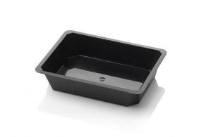 PP SPG tray 164x123x35 BLACK