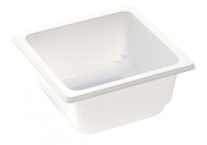 CPET tray, vierkant 300ml WIT