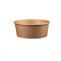 Kraft paper bowl 184x161x70  44oz/1300ml