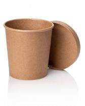 Kraft paper cup 98x75x99  16oz/470ml