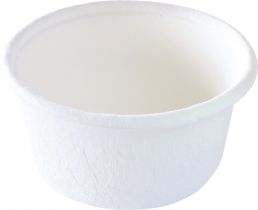 Dressing Cup Bagasse 60cc WIT