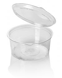 PET pot met vast deksel TRP  750cc Olipack
