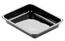 CPET tray 1V 226x176x35mm ZW