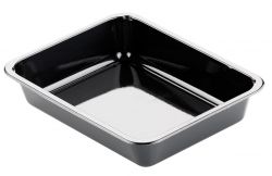 CPET tray 1V 226x176x43mm ZW