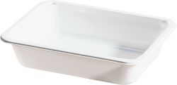 CPET tray 1V 171x127x35mm WIT