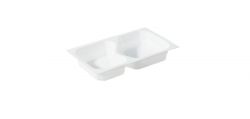 1/4 GN 1165ml 2V 263x161x43mm WIT